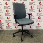 Dark Grey Fabric Operator Chair