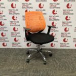 'Dura' Orange Backed Task Chair