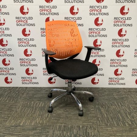 'Dura' Orange Backed Task Chair