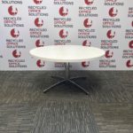 White Round Coffee Table
