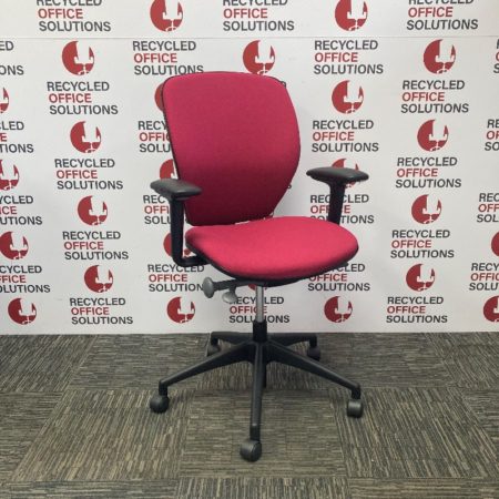 Red 'Orangebox Joy-02' Operator Chair with Arms