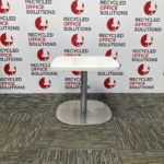 Small Rounded White Coffee Table