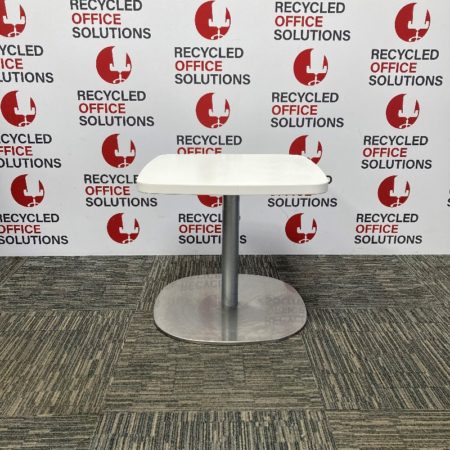 Small Rounded White Coffee Table