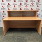 Beech Straight Reception Desk