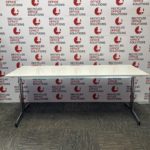 Narrow White Meeting Table