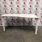 White 'Herman Miller' Single Wave RH Desk