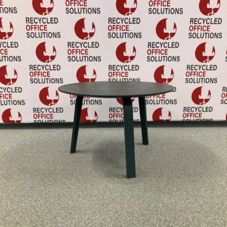 Small Round Green Low Coffee Table