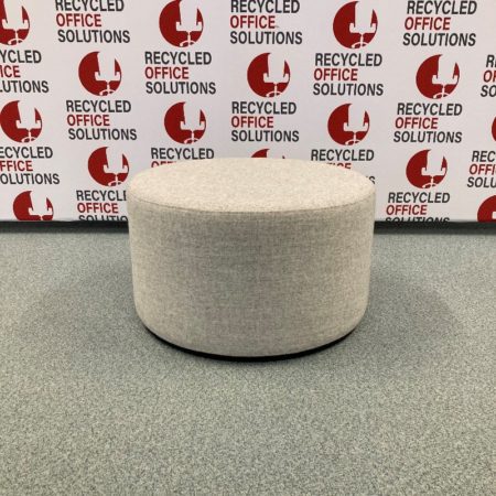 Light Grey Fabric 60cm 'Giro' Pouffe