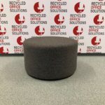 Dark Grey Fabric 60cm 'Giro' Pouffe
