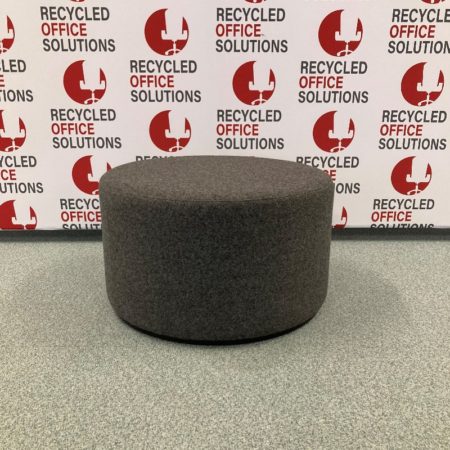Dark Grey Fabric 60cm 'Giro' Pouffe