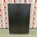 Dark Grey 2 Door Half Height Storage Unit