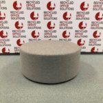 Grey Fabric 80cm 'Giro' Pouffe
