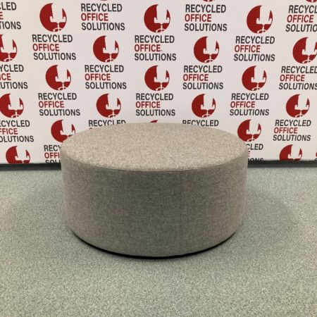Grey Fabric 80cm 'Giro' Pouffe