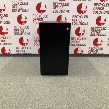 Black Metal Slimline Pedestal - Type 1