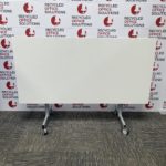 160cm White Flip Top Table - Type 1