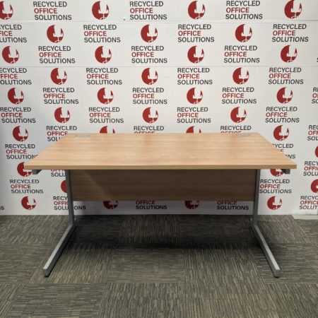 Mid Walnut 140cm Desk