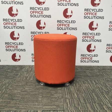 Orange Stool/Pouffe