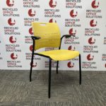 Yellow Plastic 'Senator' Stacking Chair