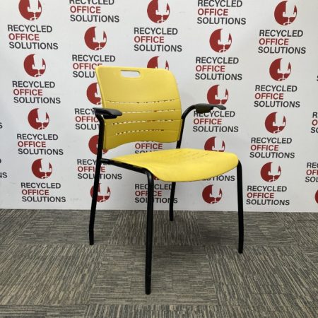 Yellow Plastic 'Senator' Stacking Chair