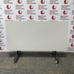 160cm White Flip Top Table - Type 2