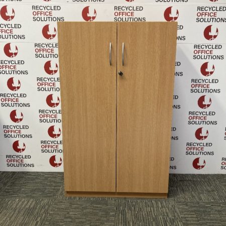 Half Height Wood Effect Cupboard