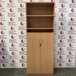 Tall Wood Effect Display Unit