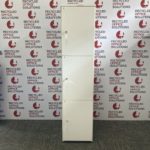 White Wooden Personnel Lockers - sets of 3