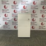 White Wooden Slimline Pedestal - type 3