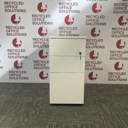 White Wooden Slimline Pedestal - type 3