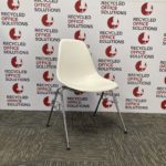 Vitra Eames Stacking Plastic Chair in White