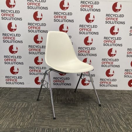 Vitra Eames Stacking Plastic Chair in White
