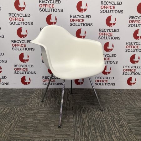 Vitra Eames Plastic Armchair in White
