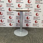 Small Round White 'Allermuir' Side Table