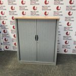 Wood Top Cabinet with Plastic Door