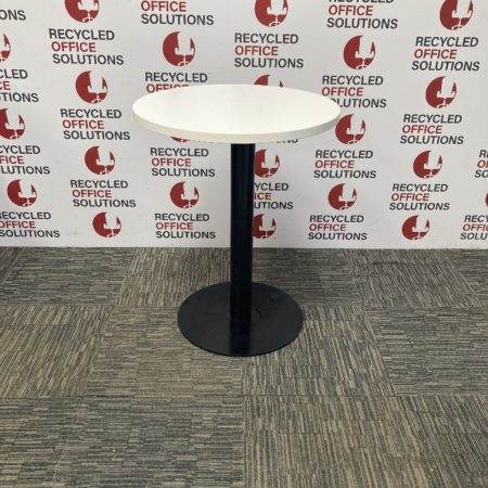 Small White Round Table