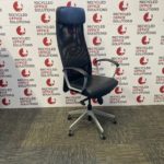 Tall Black Mesh Back Operator Chair - Type 2