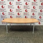 Large Boat Shaped Beech Coffee Table