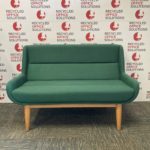 Green Fabric 'NaughtOne Hush' Low 2-Seater Sofa
