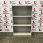 Light Grey Half Height Bookcase - 77cm