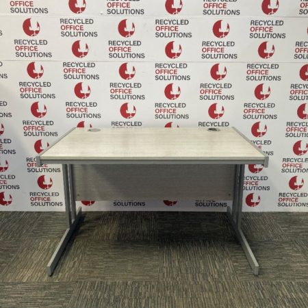 Grey Wood Effect Desk - 120cm - Type 1
