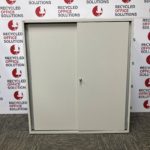 Off-White 2 Door Half Height Credenza