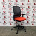 Orange 'Orangebox Do' Task Chair with Black Frame