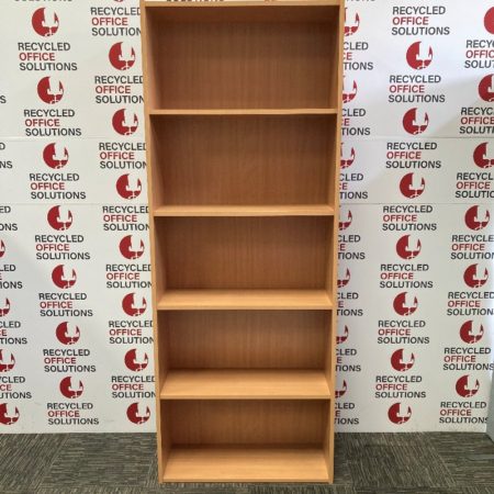 Tall Beech Effect Bookcase