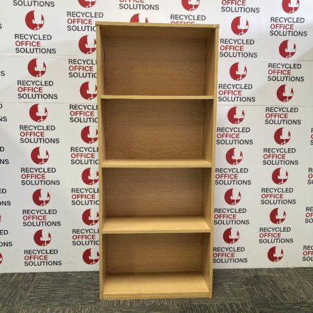 Mid Height Oak Effect Bookcase