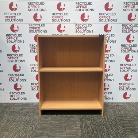 Half Height Beech Effect Bookcase