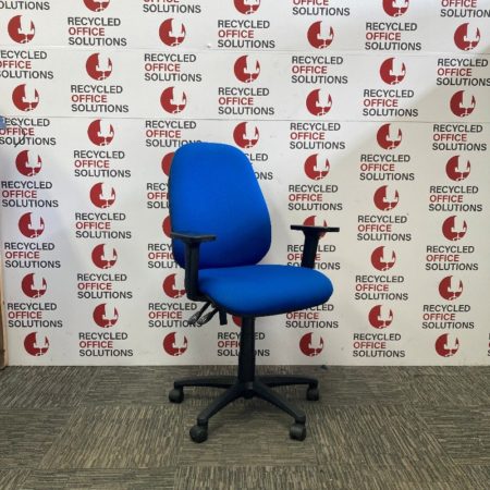 Blue Fabric 2 Lever Operator Chair - Type 3