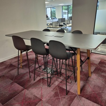 Tall Dark Grey Table/Workbench