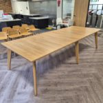 Large 2-Piece Oak Effect Meeting Table