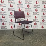 Burgundy 'Orangebox Cors' Stacking Meeting Chair