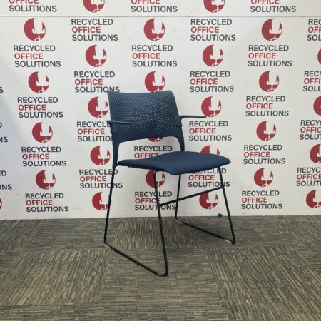 Blue 'Orangebox Cors' Stacking Meeting Chair
